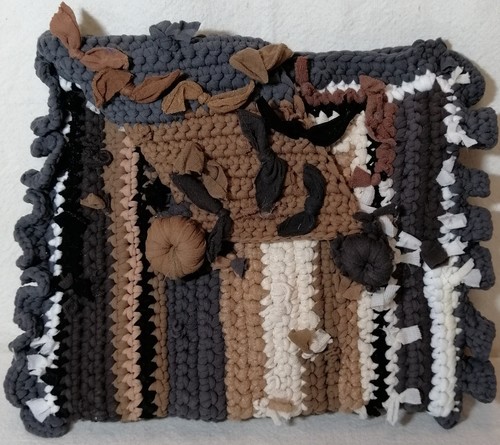 Häkel tasche bunt strumpfhose - häkel,