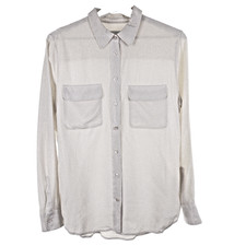 EQUIPMENT femme Bluse Tunika Blouse Hemd Seide Silk Nude-Rosa Gr. M 38