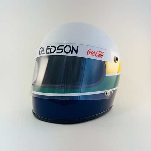 Ayrton senna 1977 helm full - ayrton, (full