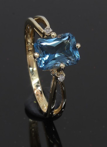Ring karat gelbgold - 9,