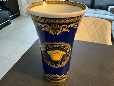 Versage Vase Medusa blau