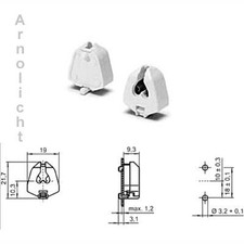 2 Stück Mini G5 Einbaufassung