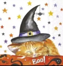 4 CocktailServietten *Herbst"  Serviettentechnik  - HZ Cs 25