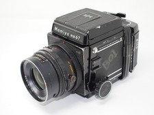 Mamiya RB67 Pro S Mittelformatkamera + 90mm f3.8 Objektiv + 120 Rückseite
