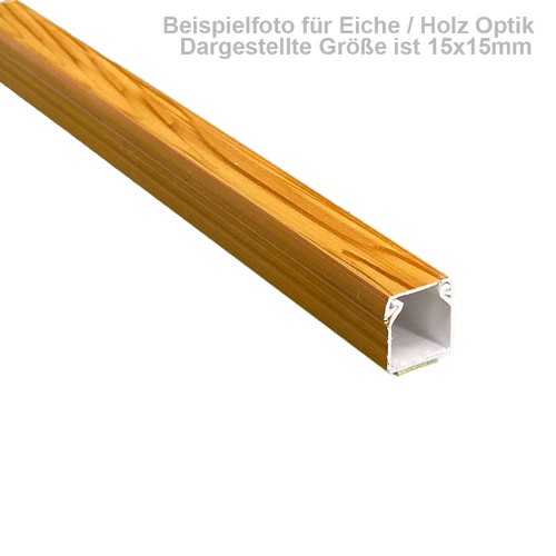 Kabelkanal 15x15 eiche - mm,