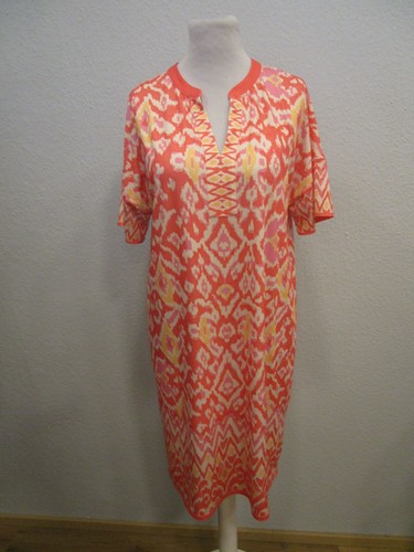 Oui kleid kurzarm - kurzarm, v-ausschnitt