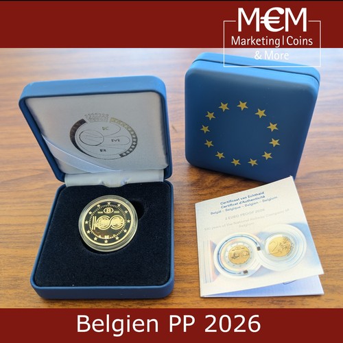 Euro belgien 2026 pp - €,