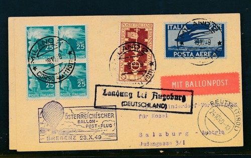 02761 österreich ballonpost - 02761),