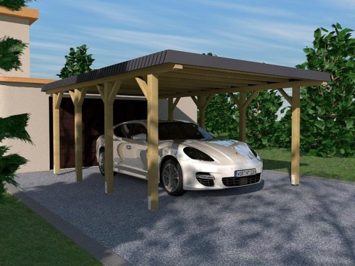 Carport walmdach assen - assen, vii
