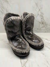 Mou / Damen / Stiefel / Carmouflage Metallic Silber / 38 