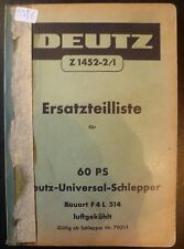 Deutz Schlepper 60PS F4L514