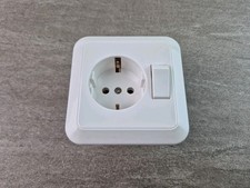 Steckdose mit Schalter UP Steckdose mit Aus Wechselschalter Unterputz Montage