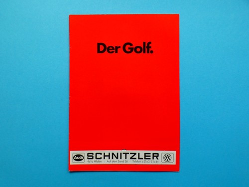 Prospekt katalog vw - /, golf