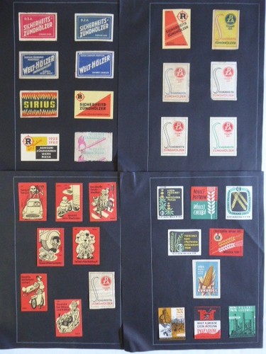 Stück alte ddr streichholz - alte,