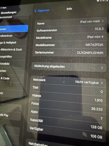 Ipad mini 128 wlan - mini,
