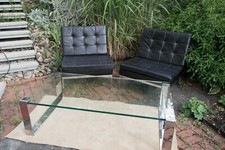 Knoll-Florence Style Vintage Ledergarnitur