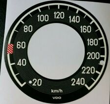 Mercedes W111 W112 W113 Tacho Tachofolie Tachoscheibe 