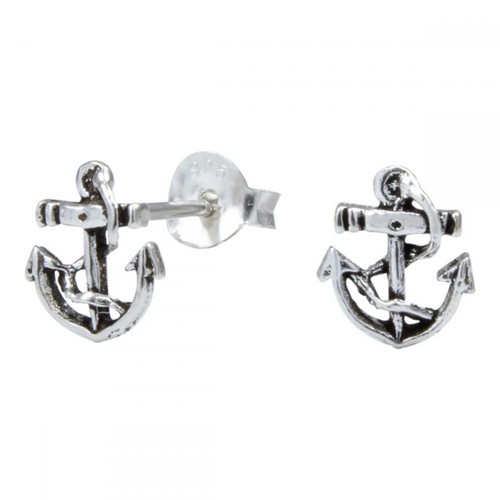 Ohrringe anker 925 - anker, silber