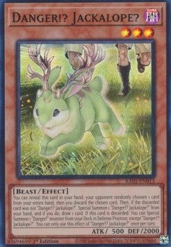 Yugioh danger jackalope - yugioh,