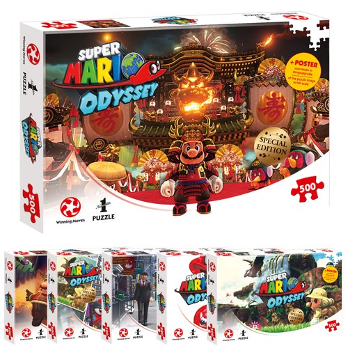Puzzle super mario odyssey - super,