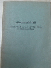 NVA Handbuch Atommerkblatt