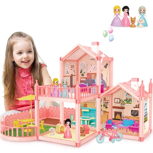 Puppenhaus für mädchen - puppenhaus,
