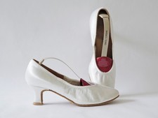 Diamant Tanzschuhe Satin weiß