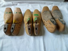 3 PAAR ALTE  HOLZ SCHUHLEISTEN