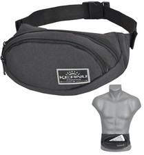 Bauchtasche Freizeittasche Männer Gürteltasche KEANU Hip Bag Tasche Schwarz