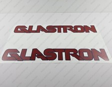 GLASTRON BOOT LOGO ROT/BLAU