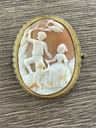 Alte kamee brosche aus - kamee,