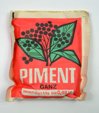 DDR Lebensmittel Piment ganz Gewürzmühle Schönbrunn KONSUM alte Packung 9245