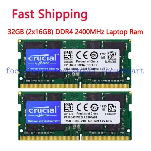 Crucial 32gb 2x16 ddr4 - crucial, gb