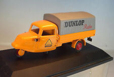 Schuco 1/43 Tempo Dreirad Pritsche Plane Dunlop Reifen in Plexi - Box #5493