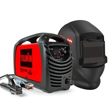 Telwin Force 125 Elektroden Inverter Schweißgerät  Gleichstrom Schweißhelm T4