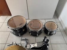 drums tomm 8 zoll +10 zoll + 12 zoll und Doppe pedale Bass und Becken20planetZ