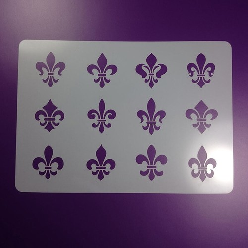 Schablone fleur lys - fleur, de