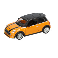 MINI Cooper S Miniatur 1:36 Modellauto Miniatur Rückziehauto (Orange)