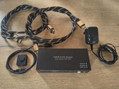 Kvm switch dual monitor hdmi - switch,