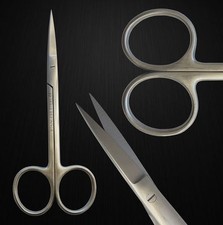 Irisschere 12 cm chirurgische Schere gerade OP-Schere Edelstahl
