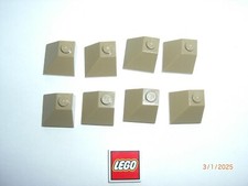 Lego Pharaoh's Quest Ersatzteile aus Set 7327 8 Schrägsteine  beige  ,  4613007