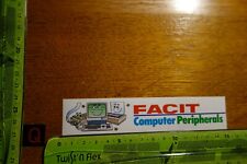 Alter Aufkleber Computer Büro Drucker FACIT Computer Peripherals