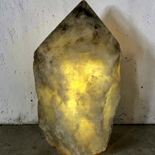 Große calcit lampe - große,