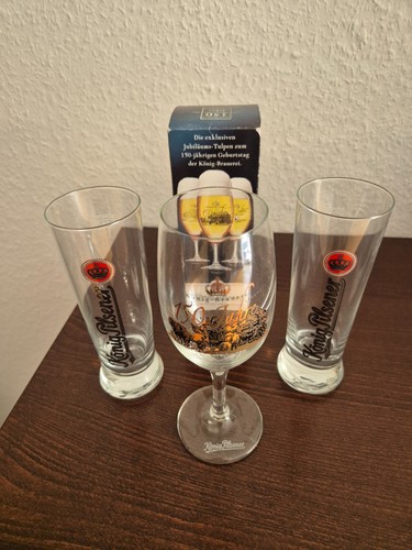 König pilsener gläser - pilsener,