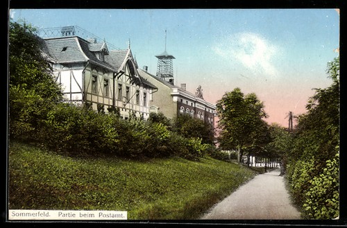 Ansichtskarte sommerfeld - ansichtskarte, /