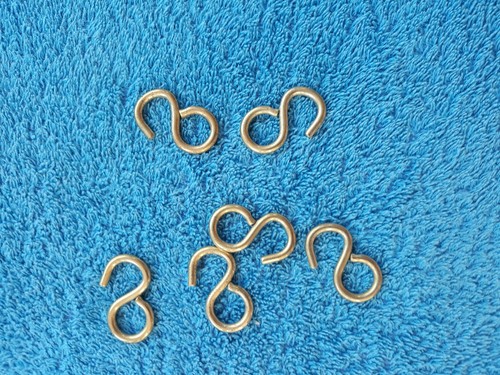 Messinghaken haken 3x30 mm - s-haken,