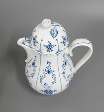 Kleine Kaffeekanne 0,8 Liter Mokka Kanne Tirschenreuth Salzburg Musselmat blau