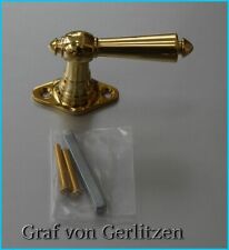 Antik Messing Poliert Fenstergriff Fensterolive  Fenster Olive Gründerzeit F58P