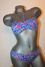 Triumph Bikini "4 Your Style 14 sd CTOWPD + Tai " Gr. 75 B + 38 blau geblümt 
