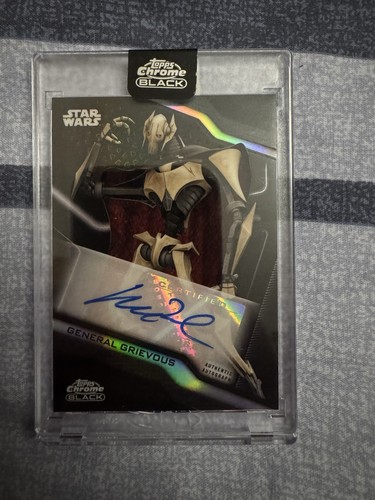 Topps chrome black grievous - topps,